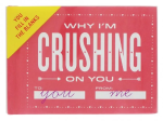 Paperchase Novelty Book: Why I'm crushing on you