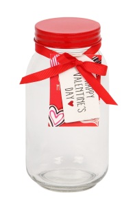 Large Valentines storage jar from Paperchase